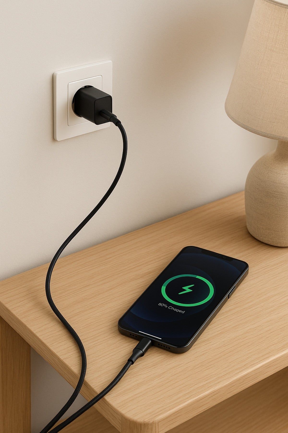 Câble USB-C avec affichage LED — Charge rapide & design intelligent