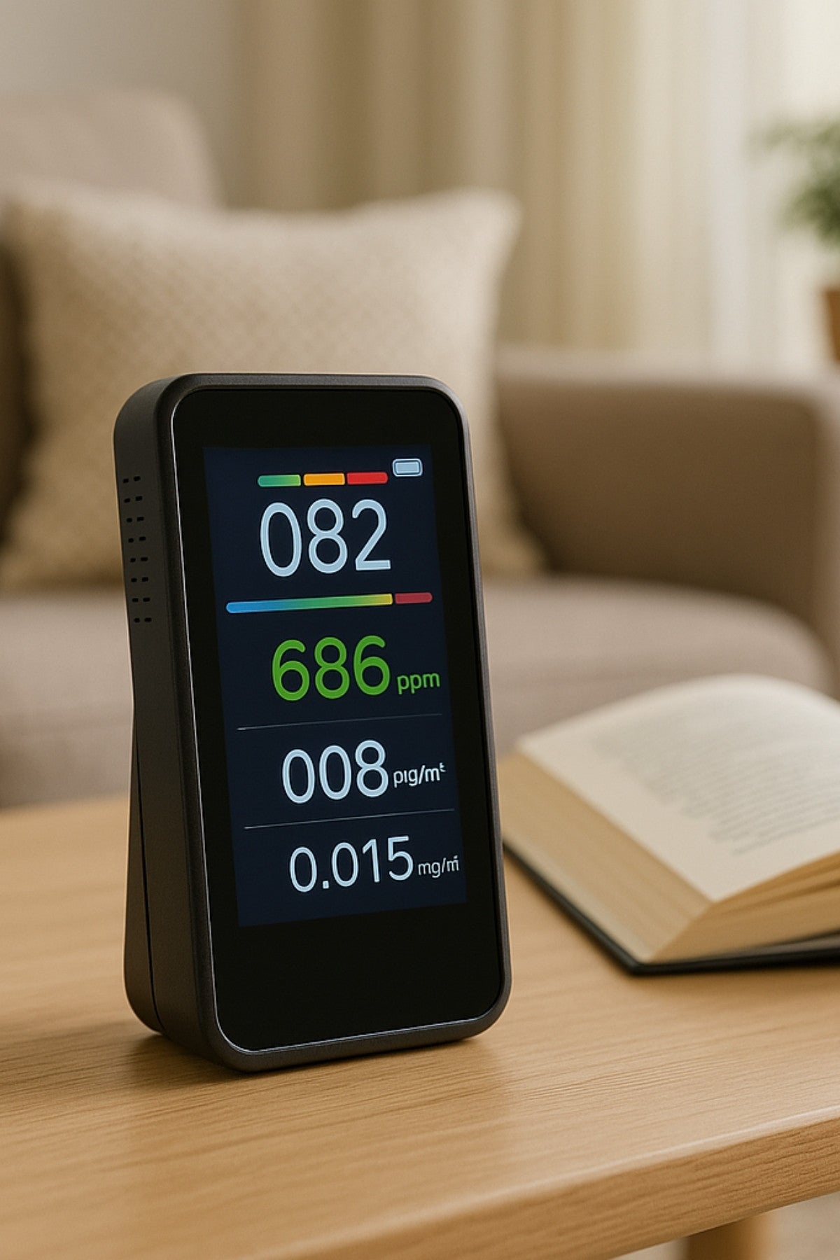 Détecteur intelligent de qualité de l’air 18-en-1