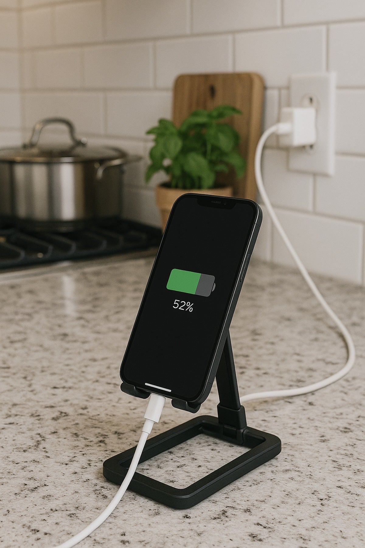 Support de téléphone pliable & réglable — Design compact & premium