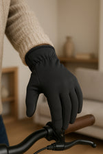 Gants hiver tactiles imperméables noir anthracite – Confort & performance premium