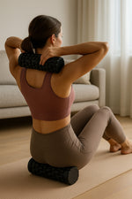 Rouleau de massage mousse noir 45 cm – Détente & récupération musculaire