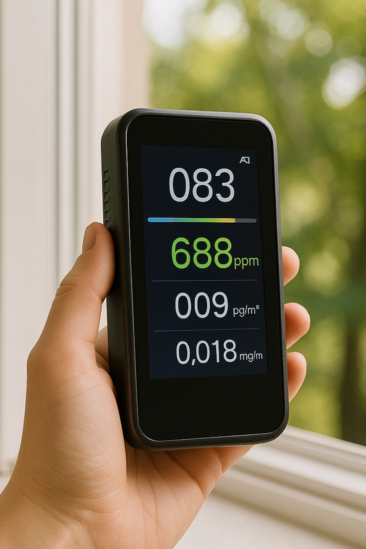 Détecteur intelligent de qualité de l’air 18-en-1